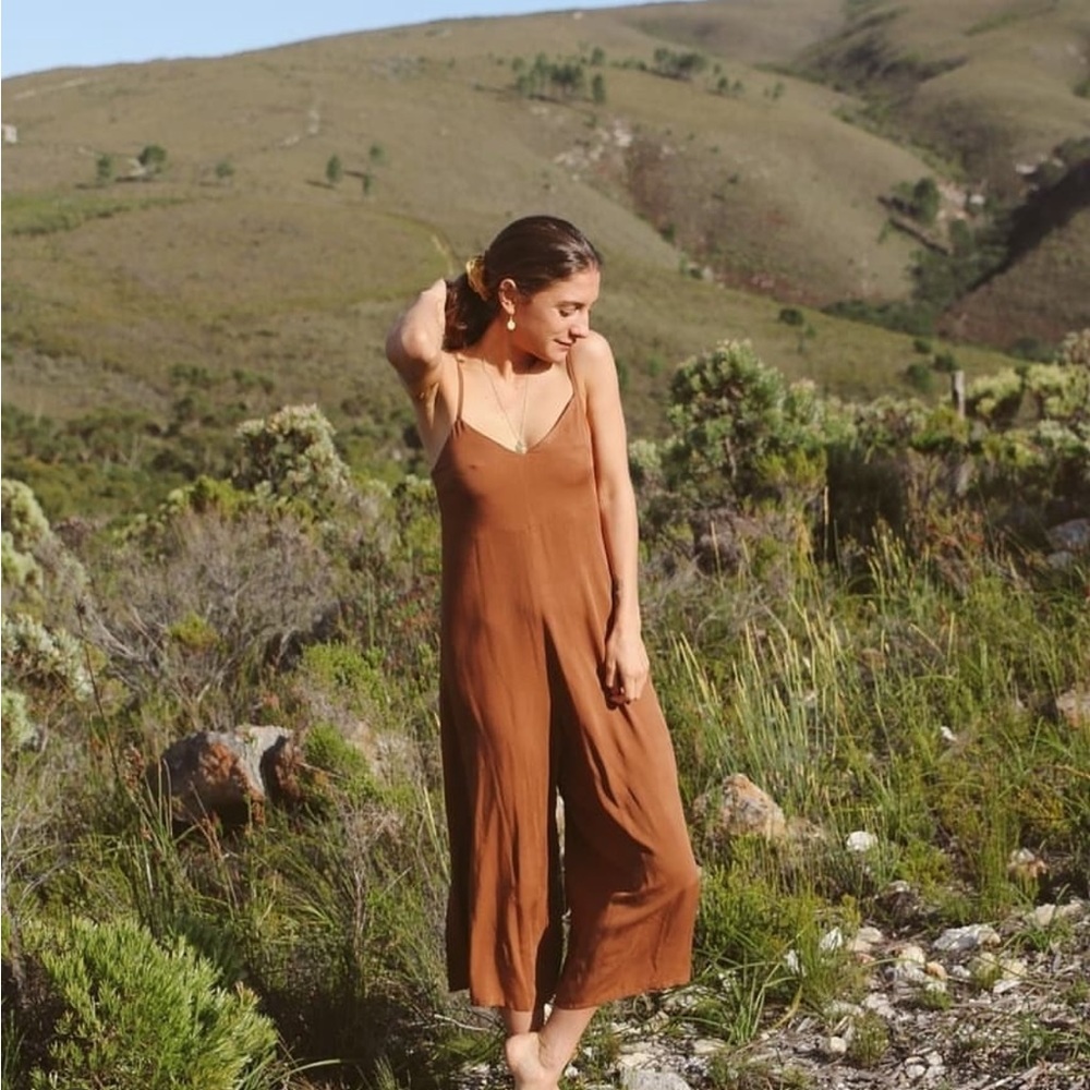 Hannah Lavery Lake Jumpsuit in Copper